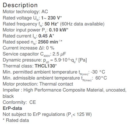 Технологические характеристики RH22V-2EP.WA.1R, арт. 113235